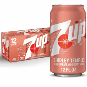 7UP Caffeine Free Shirley Temple Pomegranate and Cherry Flavored Soda Pop