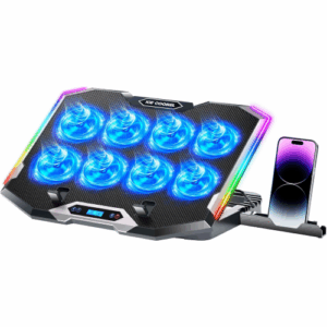 ICE COOREL Gaming Laptop Cooling Pad with 8 Cooling Fans