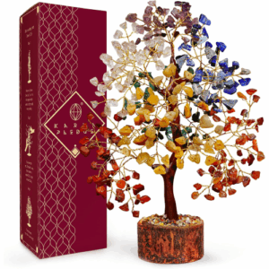 Crystal Tree of Life 7 Chakra Healing Crystals Trees for Home Decor